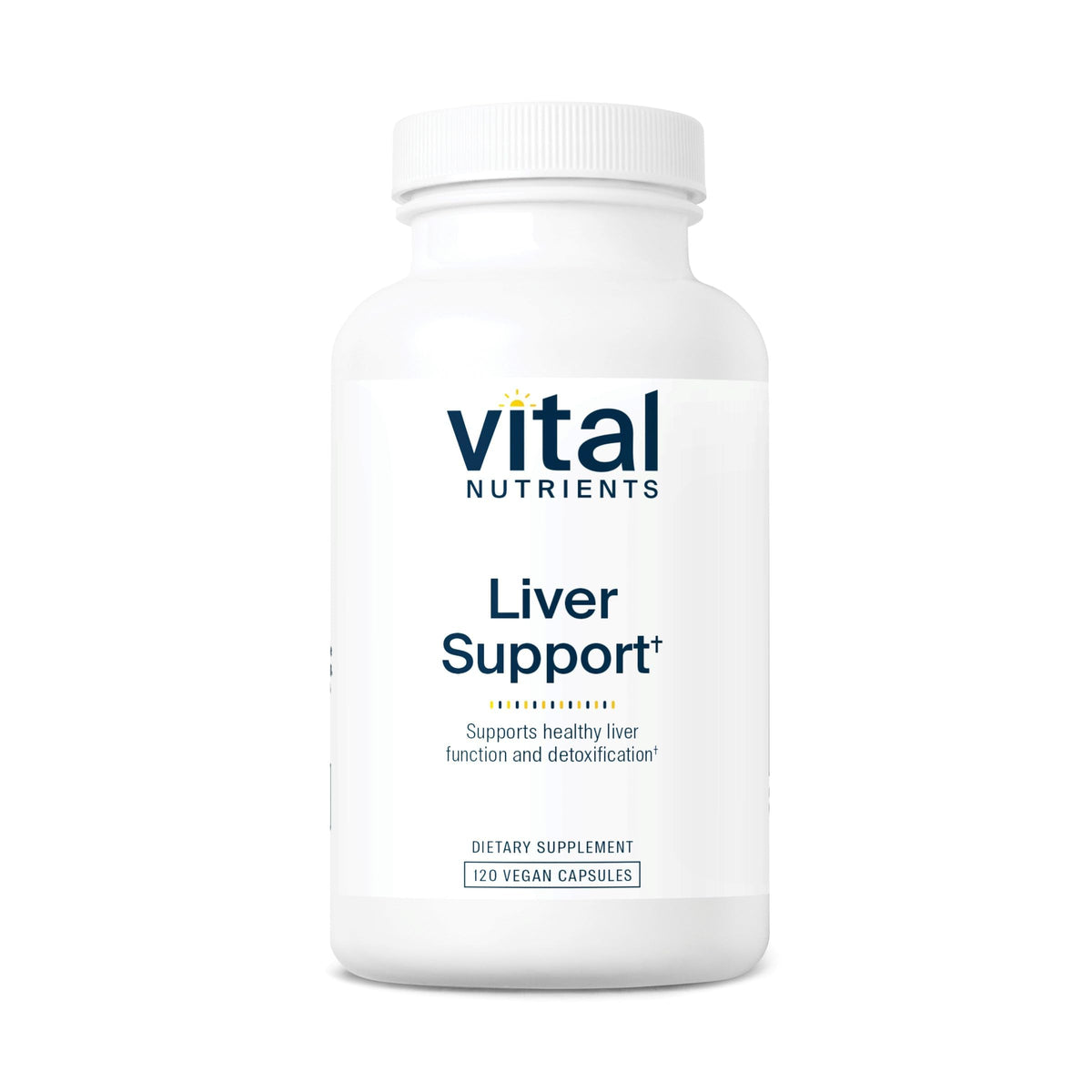 Vital Nutrients Soutien Hépatique 120 Capsules vue de face