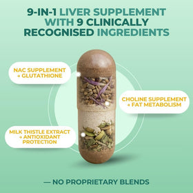 VITAL NUTRITIVE Chardon-Marie bouteille ouverte avec capsules