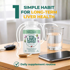 VITAL NUTRITIVE Chardon-Marie capsules sur une cuillère