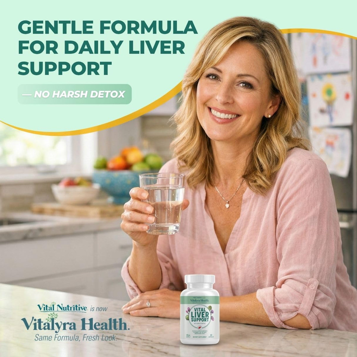 VITAL NUTRITIVE Chardon-Marie étiquette avec ingrédients
