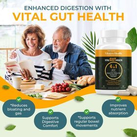 VITAL NUTRITIVE Complément Alimentaire 4-en-1 Vinaigre de Pomme emballage