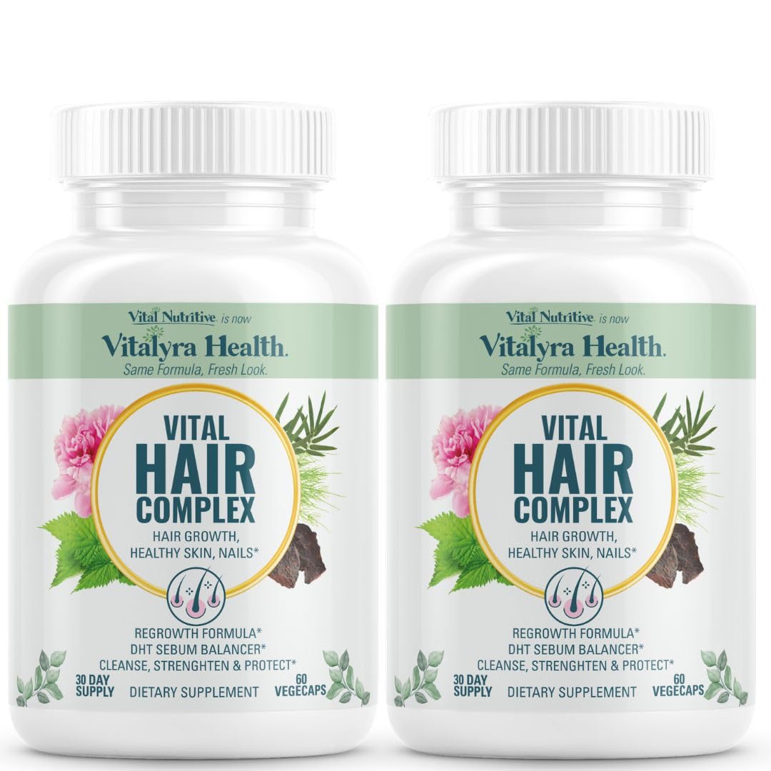 VITAL NUTRITIVE Complément Alimentaire Biotine 60 capsules vue de face