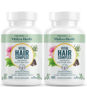 VITAL NUTRITIVE Complément Alimentaire Biotine 60 capsules vue de face