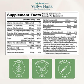 VITAL NUTRITIVE Complément Alimentaire Biotine 82g packaging