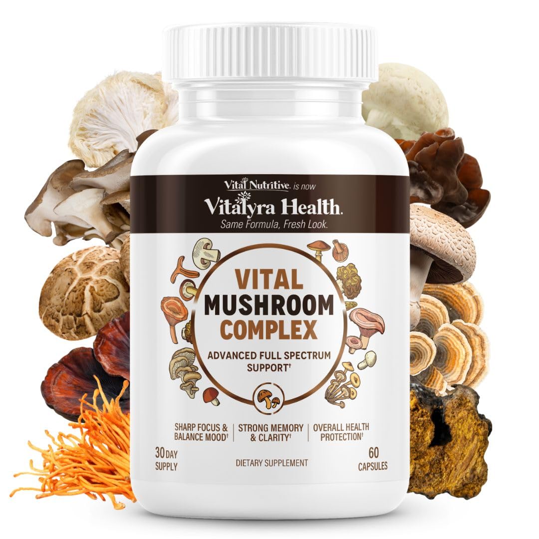 VITAL NUTRITIVE Complément Alimentaire Champignon 10-en-1, vue avant