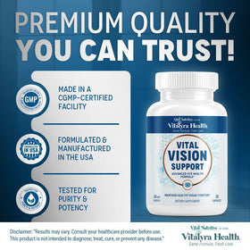 VITAL NUTRITIVE Complément Alimentaire Luteine 41g à côté d'autres vitamines