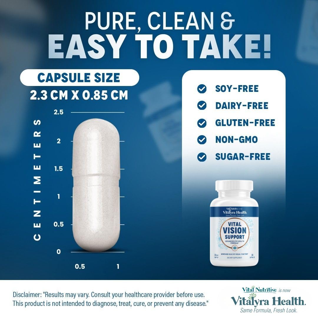 VITAL NUTRITIVE Complément Alimentaire Luteine 41g sur une table