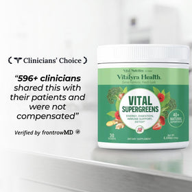 VITAL NUTRITIVE Poudre de Super Greens 200g dans un smoothie