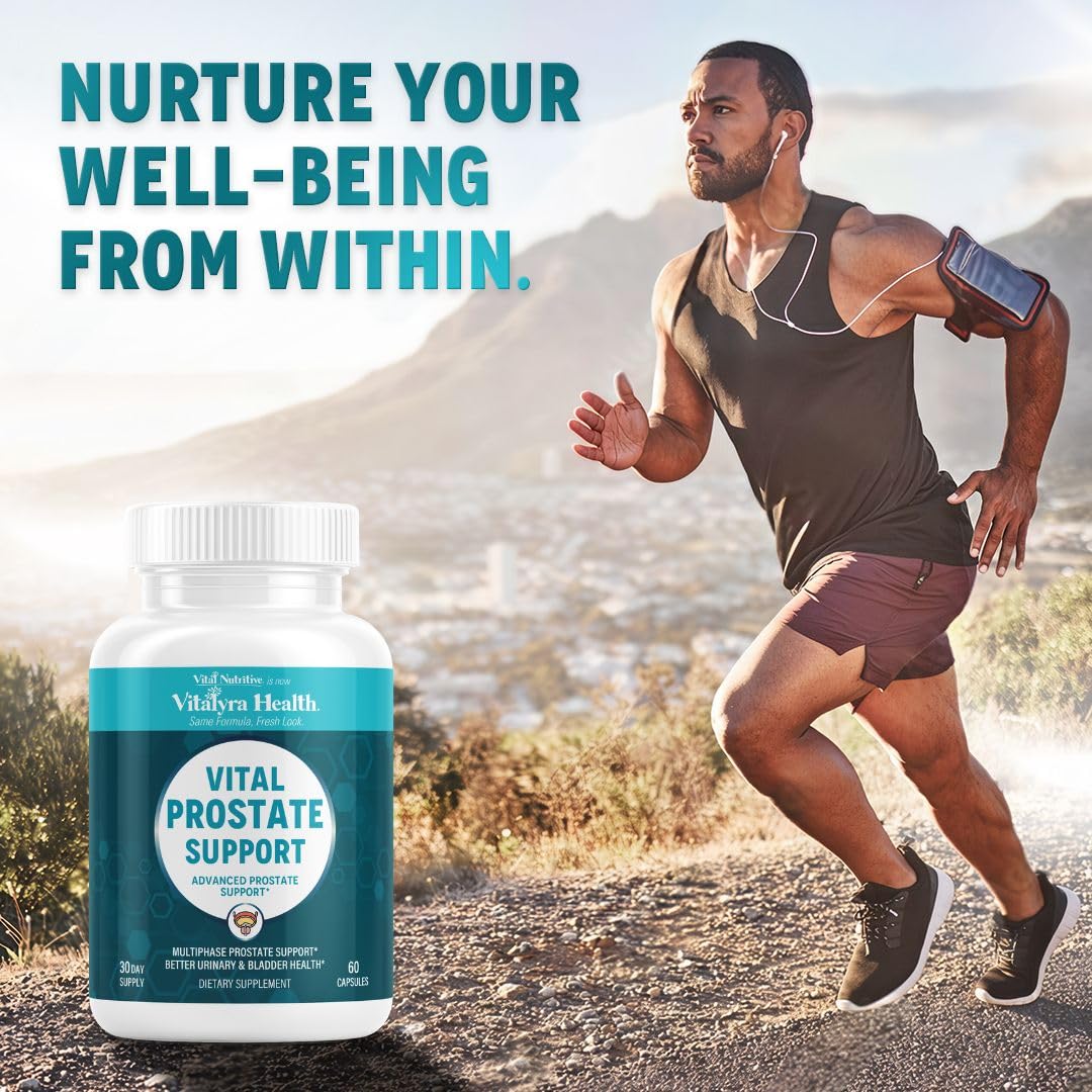 VITAL NUTRITIVE Saw Palmetto flacon avec capsules à côté