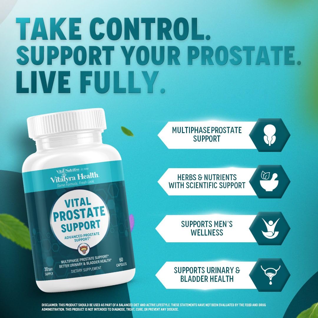 VITAL NUTRITIVE Saw Palmetto flacon avec étiquette