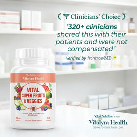 VITAL NUTRITIVE Super Fruits & Veggies 200g - prise de capsules