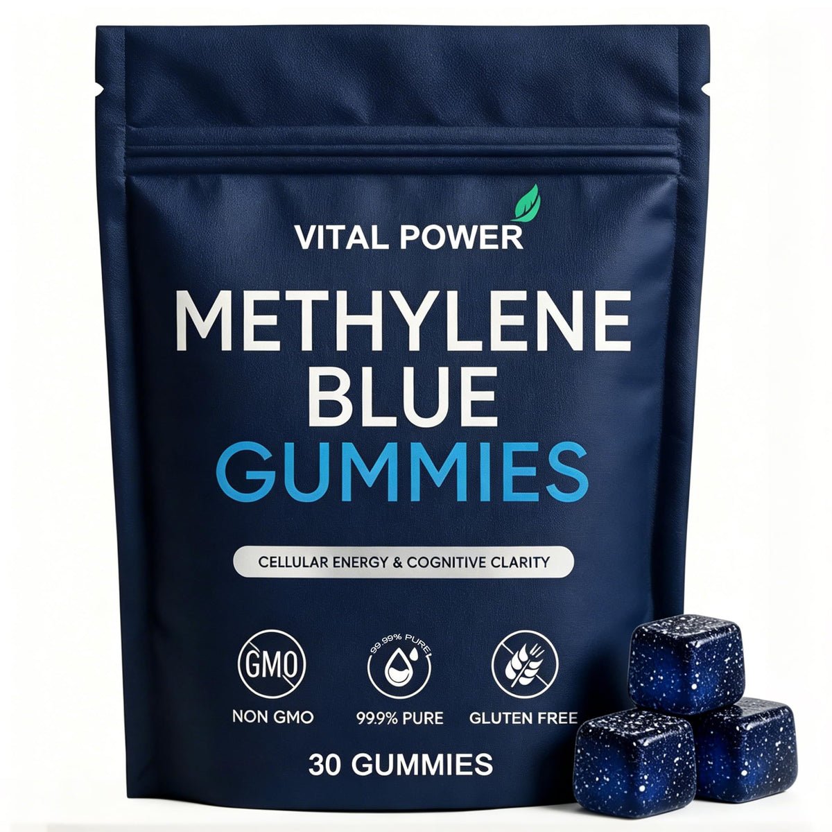 VITAL POWER Gummies Methylene Bleue 30 unités vue de face