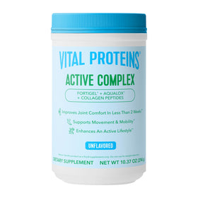 Vital Proteins Active Complex 390g devant avec étiquette affichant le collagène