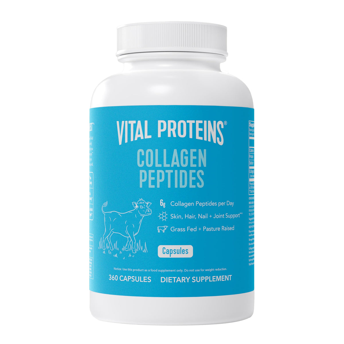 Vital Proteins Collagène Capsules 360 vues avant