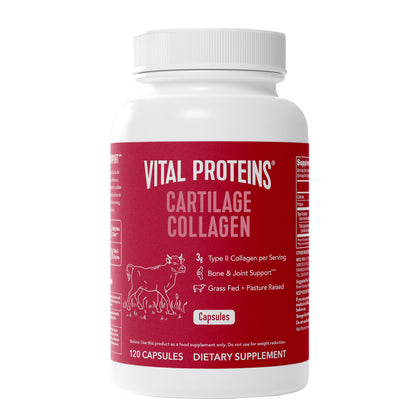 Vital Proteins Collagène de Cartilage Type II 120 Capsules vue de face