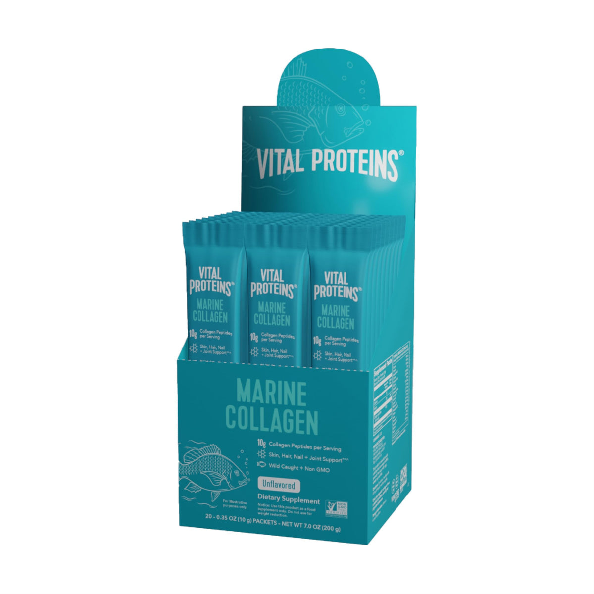 Vital Proteins Collagène Marin Stick Pack de 20 sachets