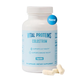 Vital Proteins Colostrum Bovine 90 Capsules vue de face