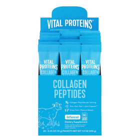 Vital Proteins Poudre de Collagène Peptides Stick Packs vue de face