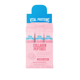 Vital Proteins Poudre Peptides de Collagène Saveur Limonade Fraise vue de face