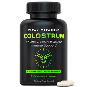 Vital Vitamins Colostrum 60 capsules vue de face