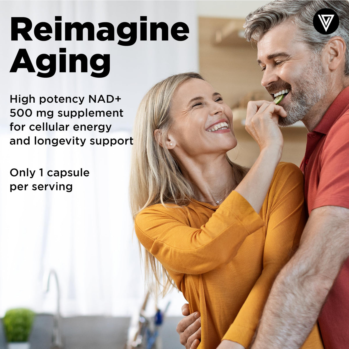 Vital Vitamins Complément Alimentaire NAD+ 500mg Liposomal, vue arrière