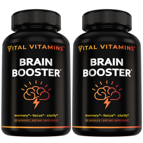 Vital Vitamins Compléments Alimentaires Cérébraux 2-Pack vue de face