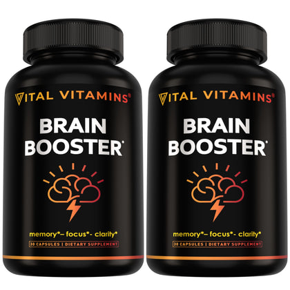 Vital Vitamins Compléments Alimentaires Cérébraux 2-Pack vue de face