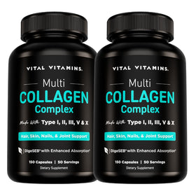 Vital Vitamins Complexe Multi Collagène 2-Pack vue de face