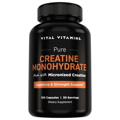 Vital Vitamins Créatine Monohydrate 3g Capsules - vue avant