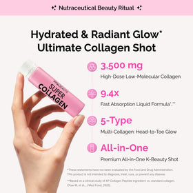 VITALBEAUTIE Super Collagen Drink 3 500 mg 25 ml ampoule arrière