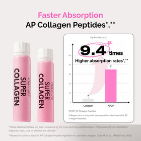 VITALBEAUTIE Super Collagen Drink 3 500 mg saveurs de baies mélangées
