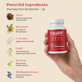 VitalBP Complément Alimentaire 2 Pack vue latérale des flacons