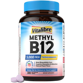 Vitalibre B12 5000 mcg comprimés sublinguaux vue avant