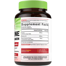 Vitalibre Berbérine 200 mg - capsules dans un flacon