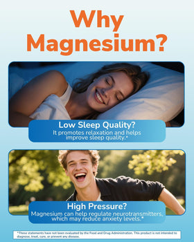 Vitalibre Citrate de Magnésium avec D3 et B6 - étiquette