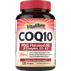 Vitalibre CoQ10 200mg gélules en boîte