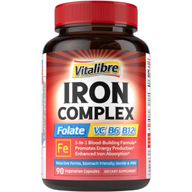 Vitalibre Fer Bisglycinate 36 mg complément alimentaire en boîte