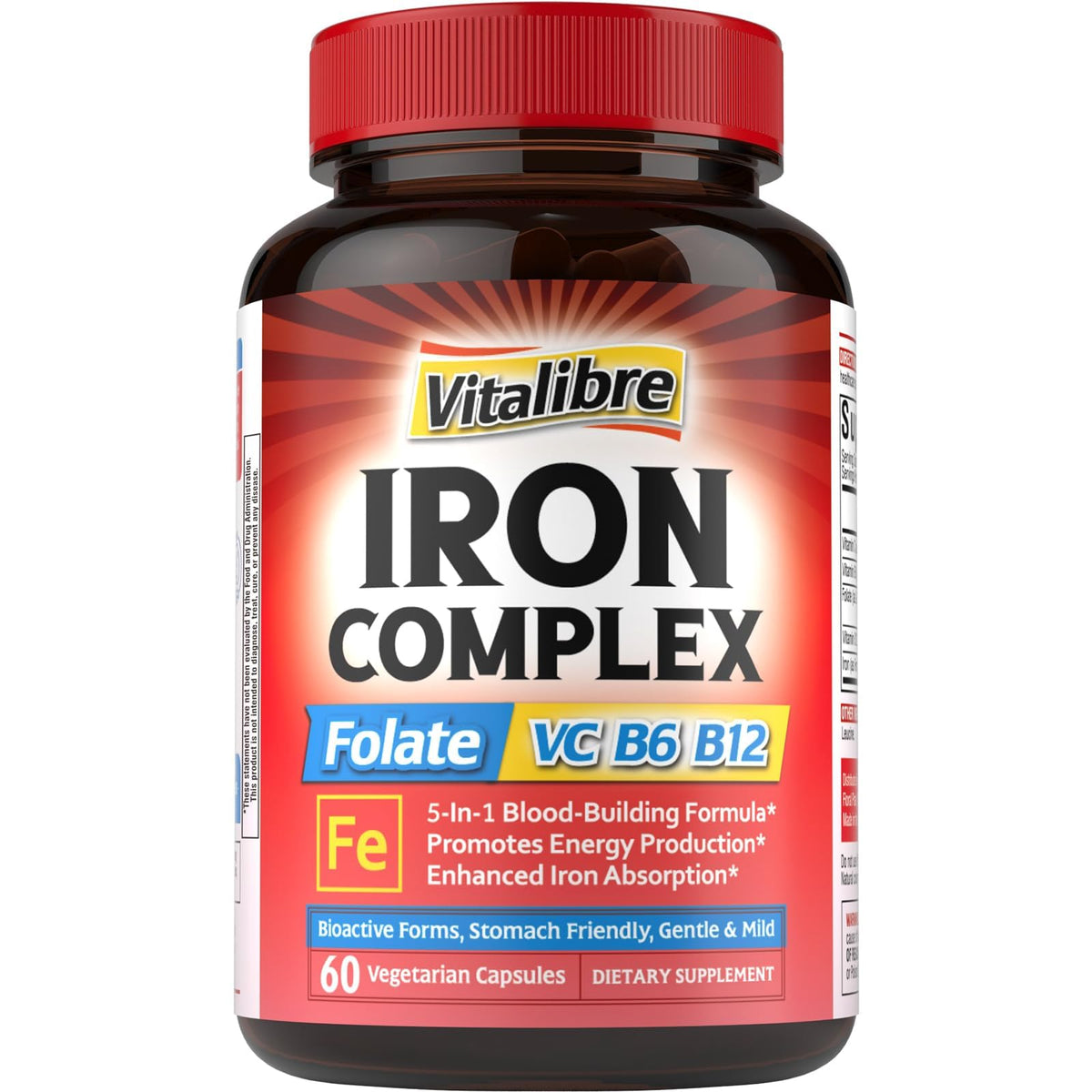 Vitalibre Fer Bisglycinate 36 mg complément alimentaire en boîte