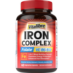 Vitalibre Fer Bisglycinate 36 mg complément alimentaire en boîte