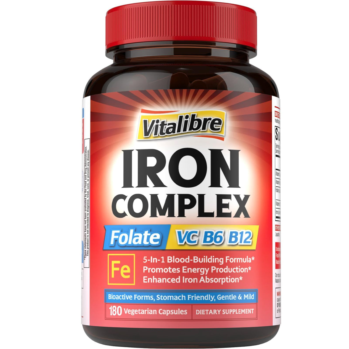 Vitalibre Fer Bisglycinate 36 mg complément alimentaire en capsules