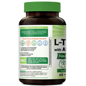 Vitalibre L-Theanine 200mg, photo du produit sur fond neutre