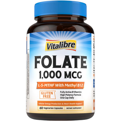 Vitalibre Methyl Folate 1000 mcg boîte avant vue