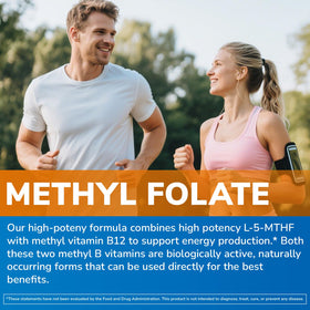 Vitalibre Methyl Folate 1000 mcg capsule en gros plan