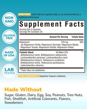 Vitalibre Probiotique 60 Capsules Végétales avec étiquette