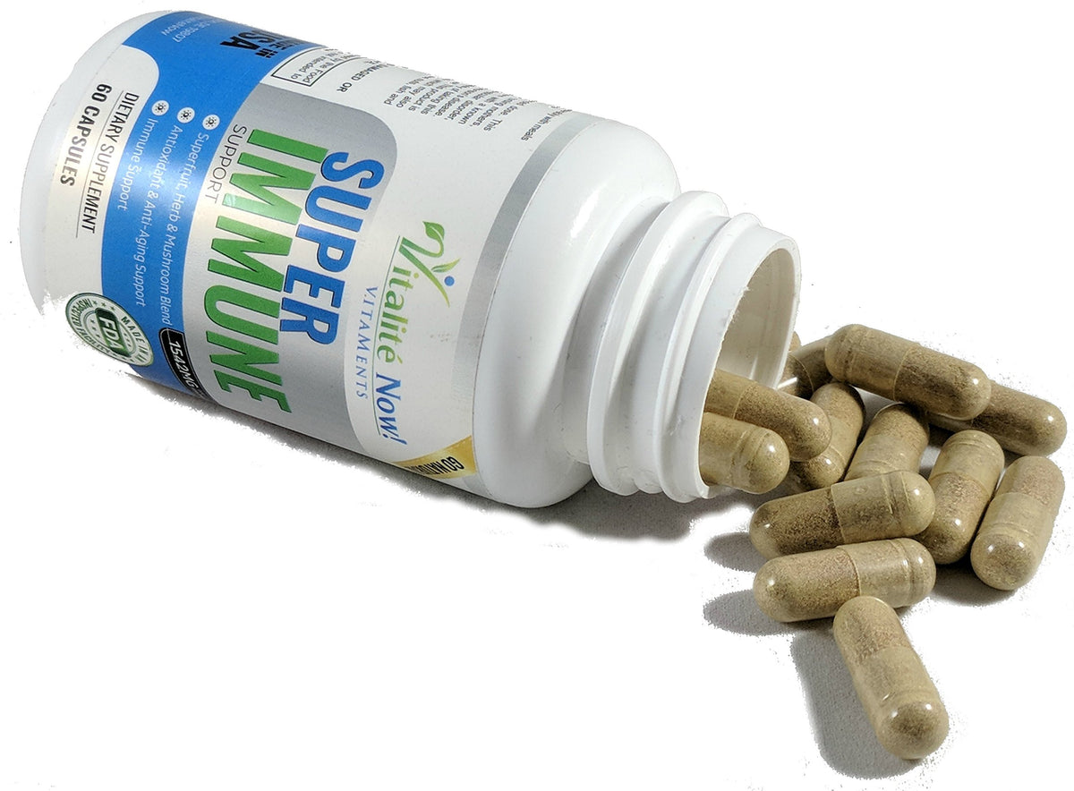Vitalité Now! Complément Alimentaire Multivitamines 68g étiquette