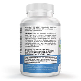 Vitalité Now! Probiotique Premium 4,4 milliards CFU, vue de côté