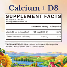 Vitalitown Calcium comprimés présentés en close-up