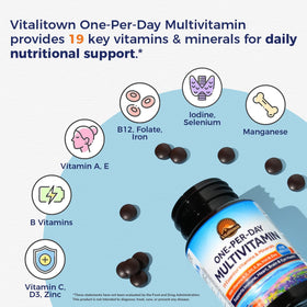Vitalitown Multivitamine comprimés 120 unités côté