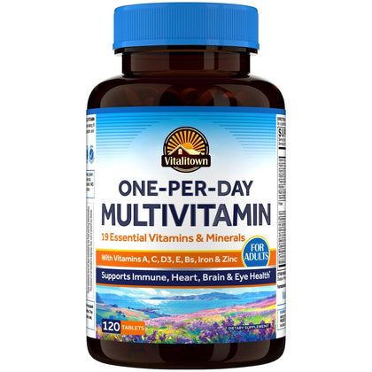 Vitalitown Multivitamine comprimés 120 unités face