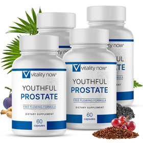 Vitality Now Complément Alimentaire Prostate pack de 4 capsules